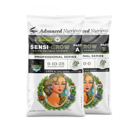 Сухие удобрения Advanced Nutrients Sensi Grow Part A+B 100 гр